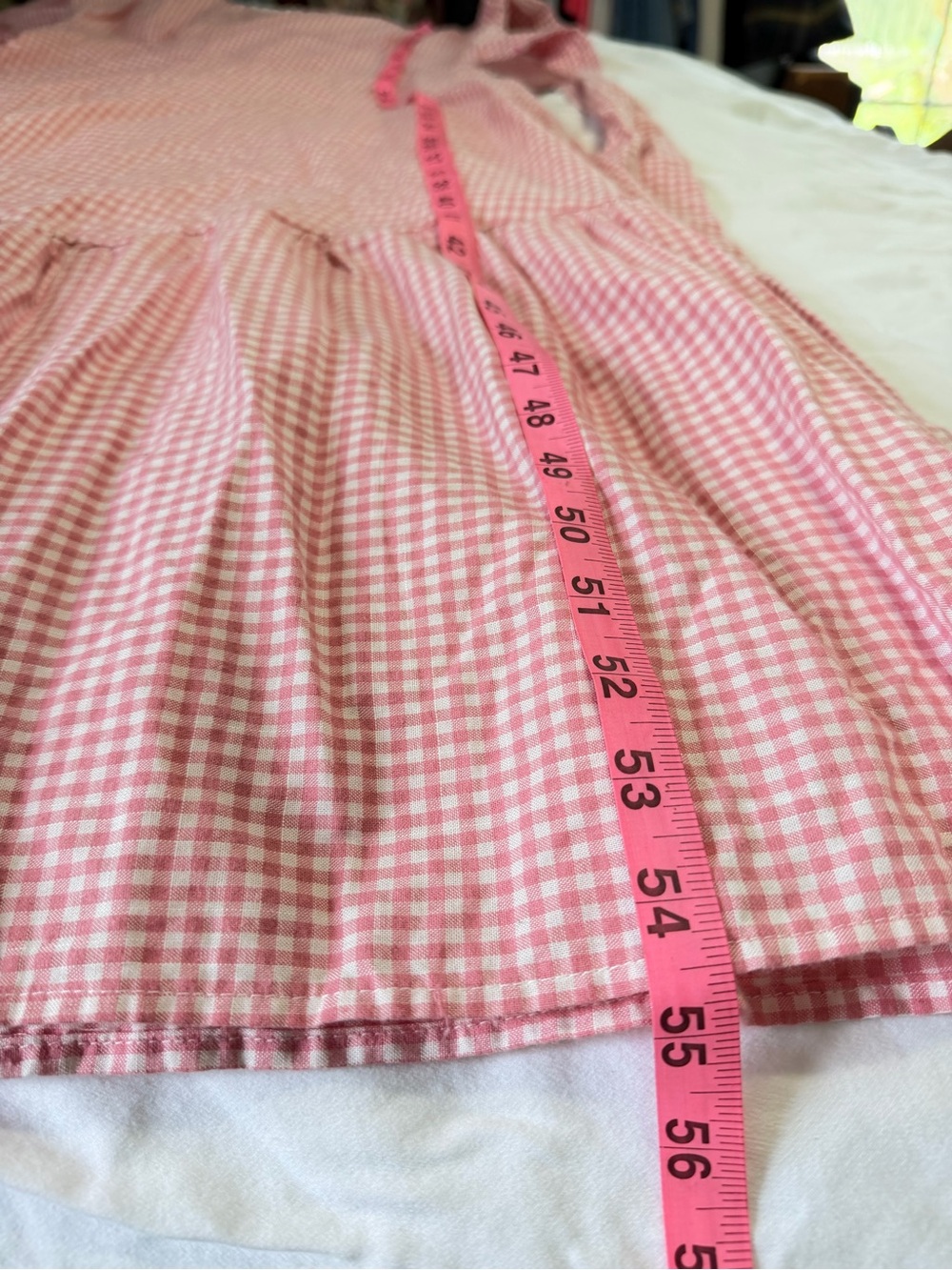 NWT Ivy City Co Hannah Pink Gingham Dress Size 14 Cottagecore Puff Sleeve modest - Picture 9 of 10